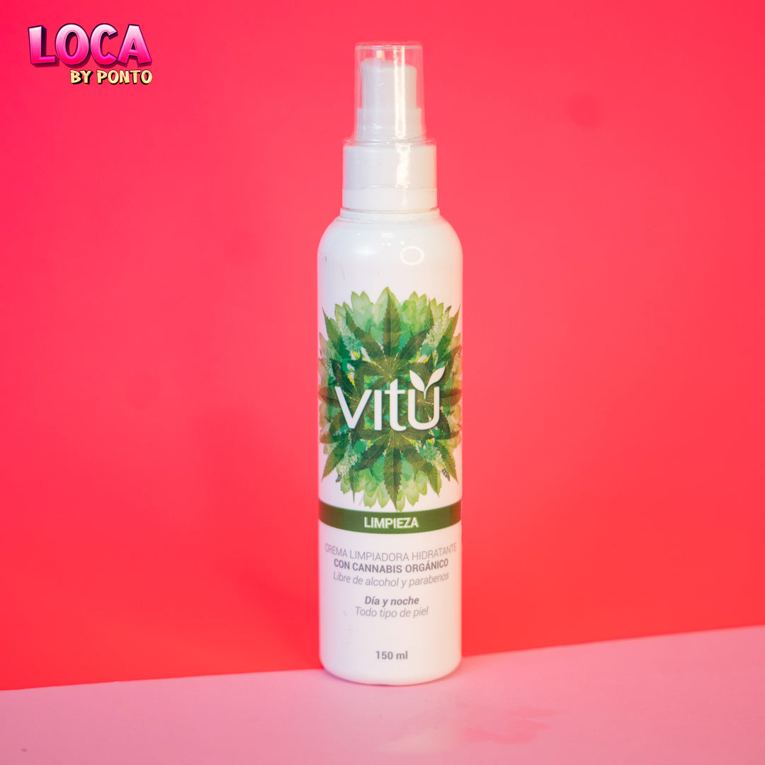 Limpiadora Facial Cannabis Vitú 150ml