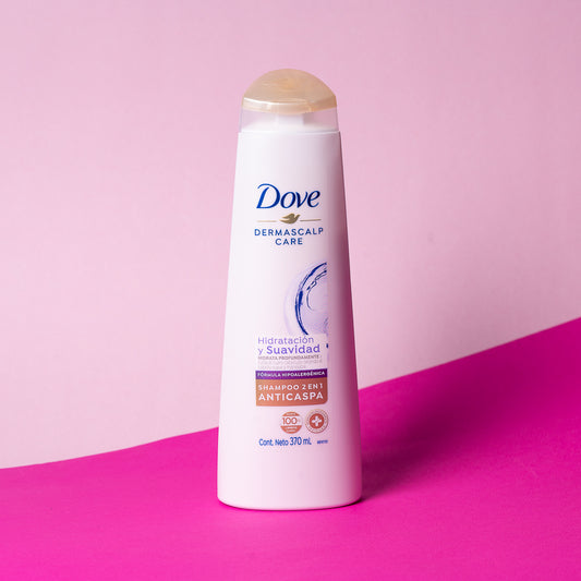 Shampoo Anticaspa Hidratación Y Suavidad Dove 370ML